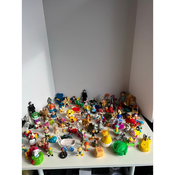 vintages lot toys for different brands selling everything together use